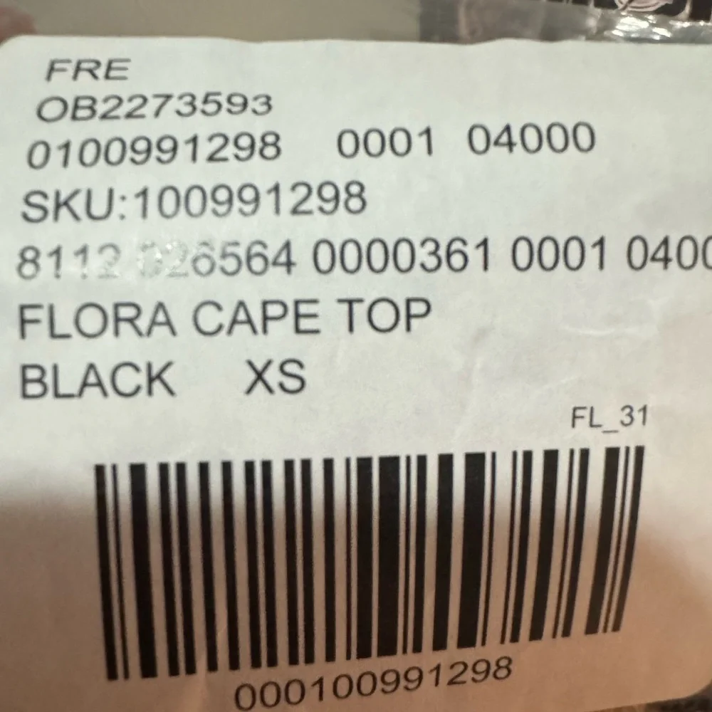 FREE PEOPLE Flora Cape Top/BLOUSE - Picture 5 of 6